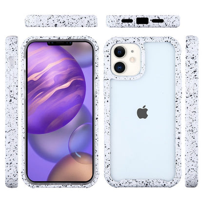 For Apple iPhone 12 Mini (5.4) Clear Rugged Hybrid Full Body Protective Shockproof Hard Back Dual Layer Bumper Clear White Phone Case Cover