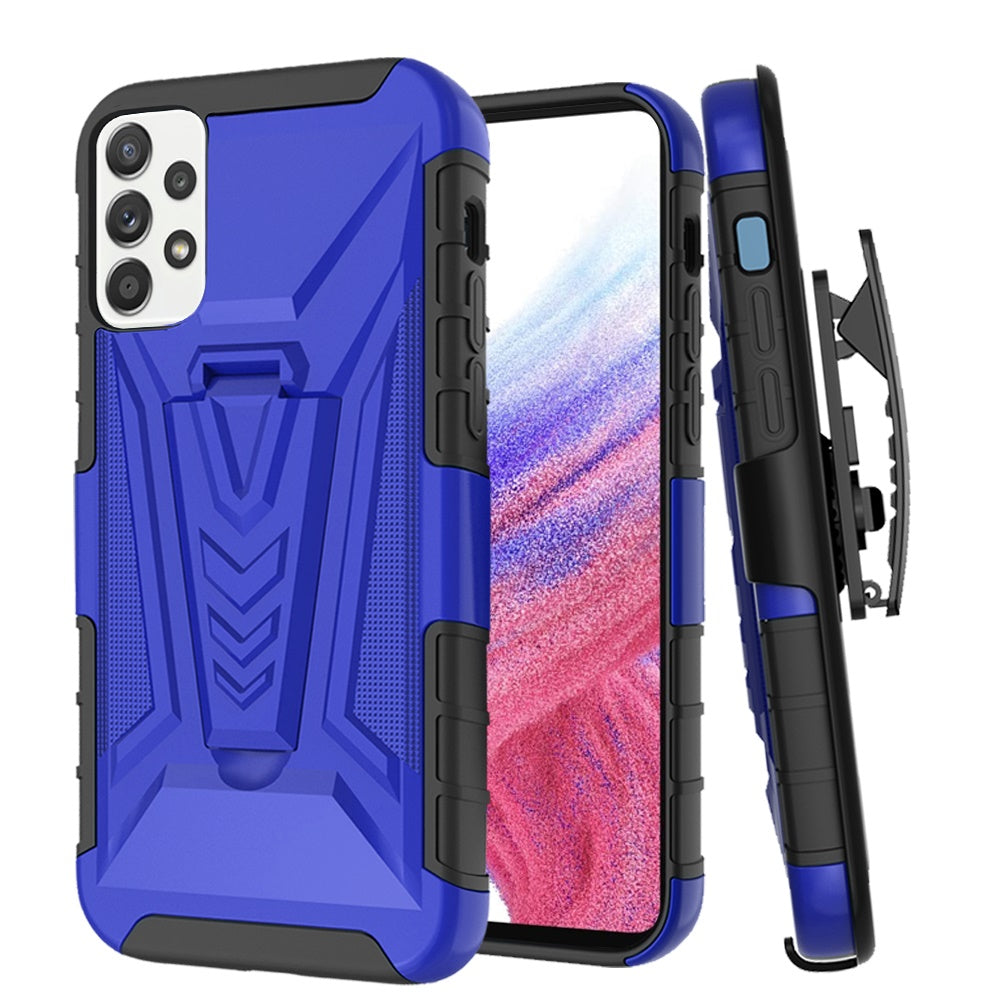 For Samsung Galaxy A53 5G Combo Rugged Swivel Belt Clip Holster Heavy Duty Hybrid Armor Rubber with Kickstand Stand  Phone Case Cover