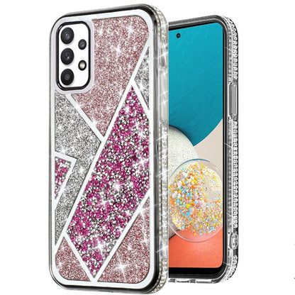 For Samsung Galaxy A53 5G Glitter Bling Diamond Rhinestone Sparkly Bumper Fashion Shiny Fancy Cases Hybrid Rugged  Phone Case Cover