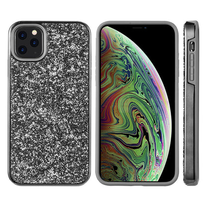 For Samsung Galaxy S22 /Plus Ultra Bling Sparkly Glitter Luxury Diamonds Shiny Sparker Shell Hybrid Rugged TPU & Hard PC Electroplated Frame  Phone Case Cover