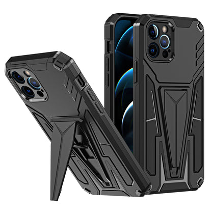 For Apple iPhone 13 /Pro Max Heavy Duty Protection Hybrid Built-in Kickstand Rugged Shockproof Military Grade Dual Layer Full Body  Phone Case Cover