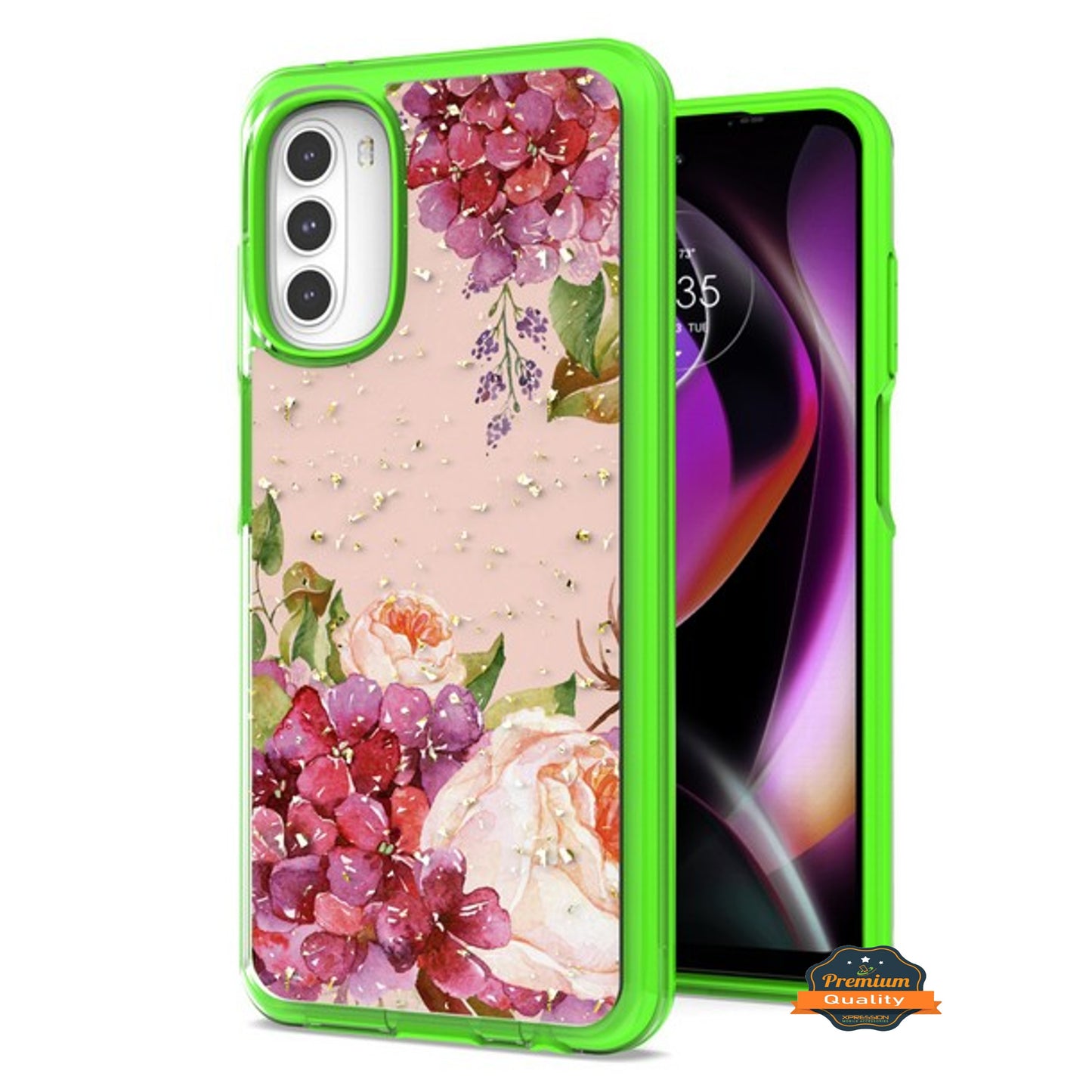 For Motorola Moto G 5G 2022 Fashion Pattern Design Shockproof Protection Soft TPU Frame and Hard PC Back Slim  Phone Case Cover