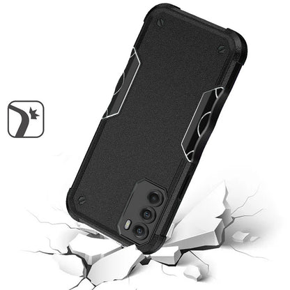 For T-Mobile Revvl 6 Pro 5G /Revvl 6 5G Hybrid Shockproof Heavy-Duty Tough Rugged Hard PC Soft TPU Lightweight Slim  Phone Case Cover