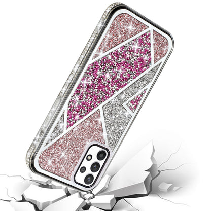 For Samsung Galaxy A53 5G Glitter Bling Diamond Rhinestone Sparkly Bumper Fashion Shiny Fancy Cases Hybrid Rugged  Phone Case Cover