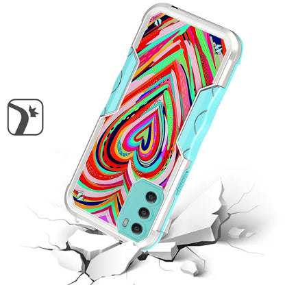 For Motorola Moto G 5G 2022 Fashion Design Tough Shockproof Hybrid Stylish Pattern Heavy Duty TPU Bumper Rubber  Phone Case Cover