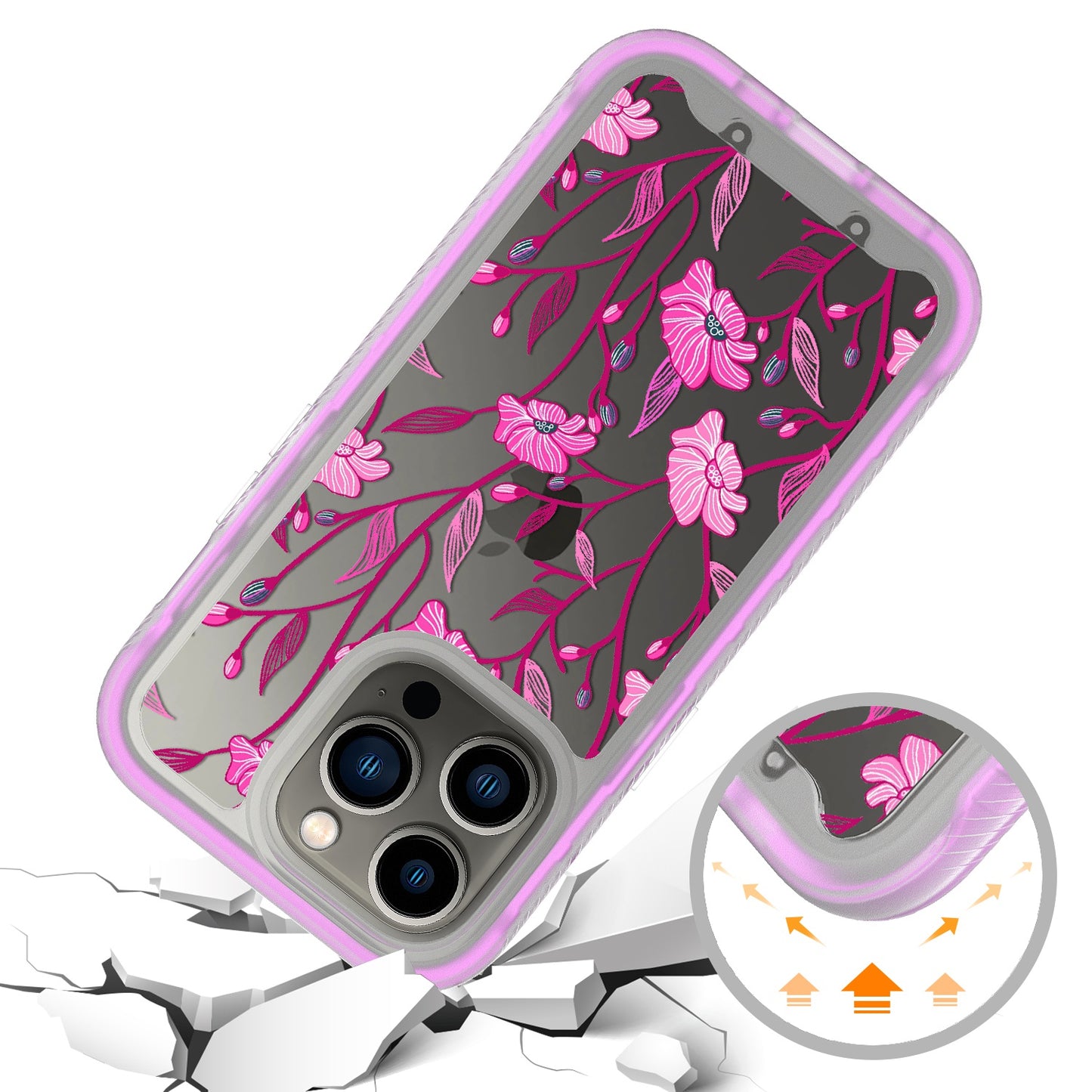 For Apple iPhone 11 (6.1") Stylish Design 2in1 Hybrid Armor Hard Rubber TPU Shockproof Front Frame Bumper  Phone Case Cover