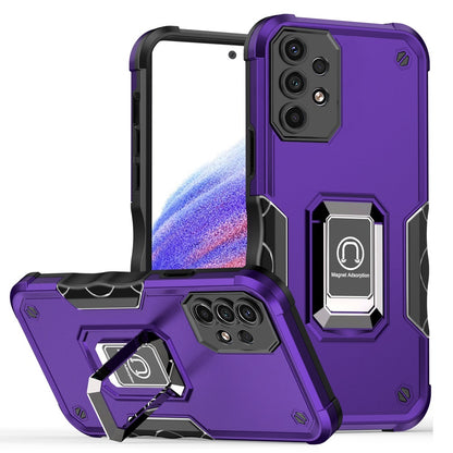 For Samsung Galaxy A53 5G Hybrid with Magnetic Ring Holder Stand Kickstand Heavy Duty Rugged Drop Silicone Shockproof  Phone Case Cover