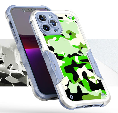 For Apple iPhone 11 (6.1") Fashion Design Tough Shockproof Hybrid Stylish Pattern Heavy Duty Rubber Armor  Phone Case Cover