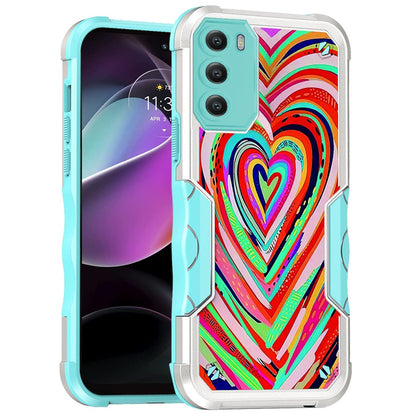 For Motorola Moto G 5G 2022 Fashion Design Tough Shockproof Hybrid Stylish Pattern Heavy Duty TPU Bumper Rubber  Phone Case Cover