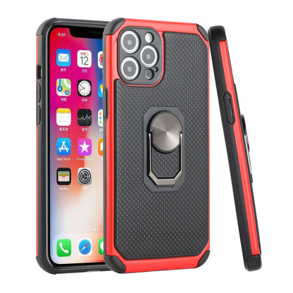 For Apple iPhone 11 (6.1") Slim Rugged TPU Shockproof Hybrid with Magnetic Ring Stand Holder  Phone Case Cover