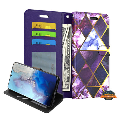 For Samsung Galaxy S22 /Plus Ultra Wallet PU Leather Pouch with Credit Card Slots ID Money Pocket, Stand & Strap Flip  Phone Case Cover