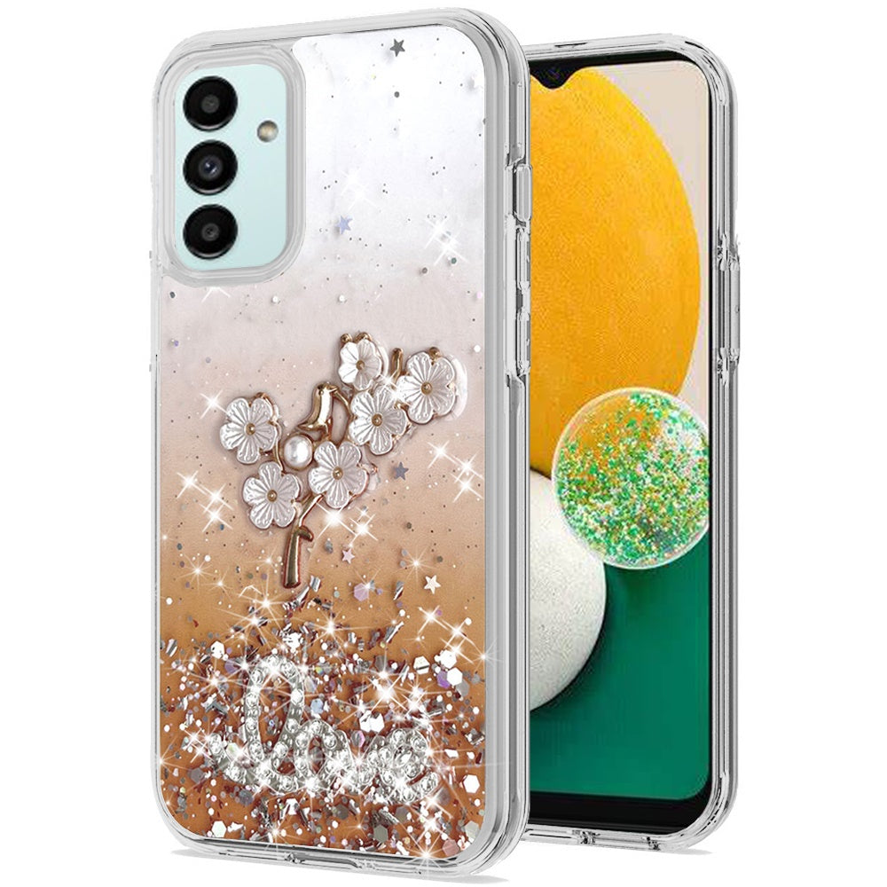 For Motorola Moto G Power 2022 Fashion Graphic Pattern Design Epoxy Colorful Skin Glitter Hybrid Bling TPU Hard Impact Armor  Phone Case Cover