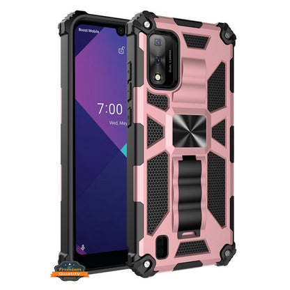 For TCL 20 XE Built in Magnetic Kickstand, Military Hybrid Bumper Heavy Duty Dual Layers Hard PC + TPU Rugged Protective  Phone Case Cover