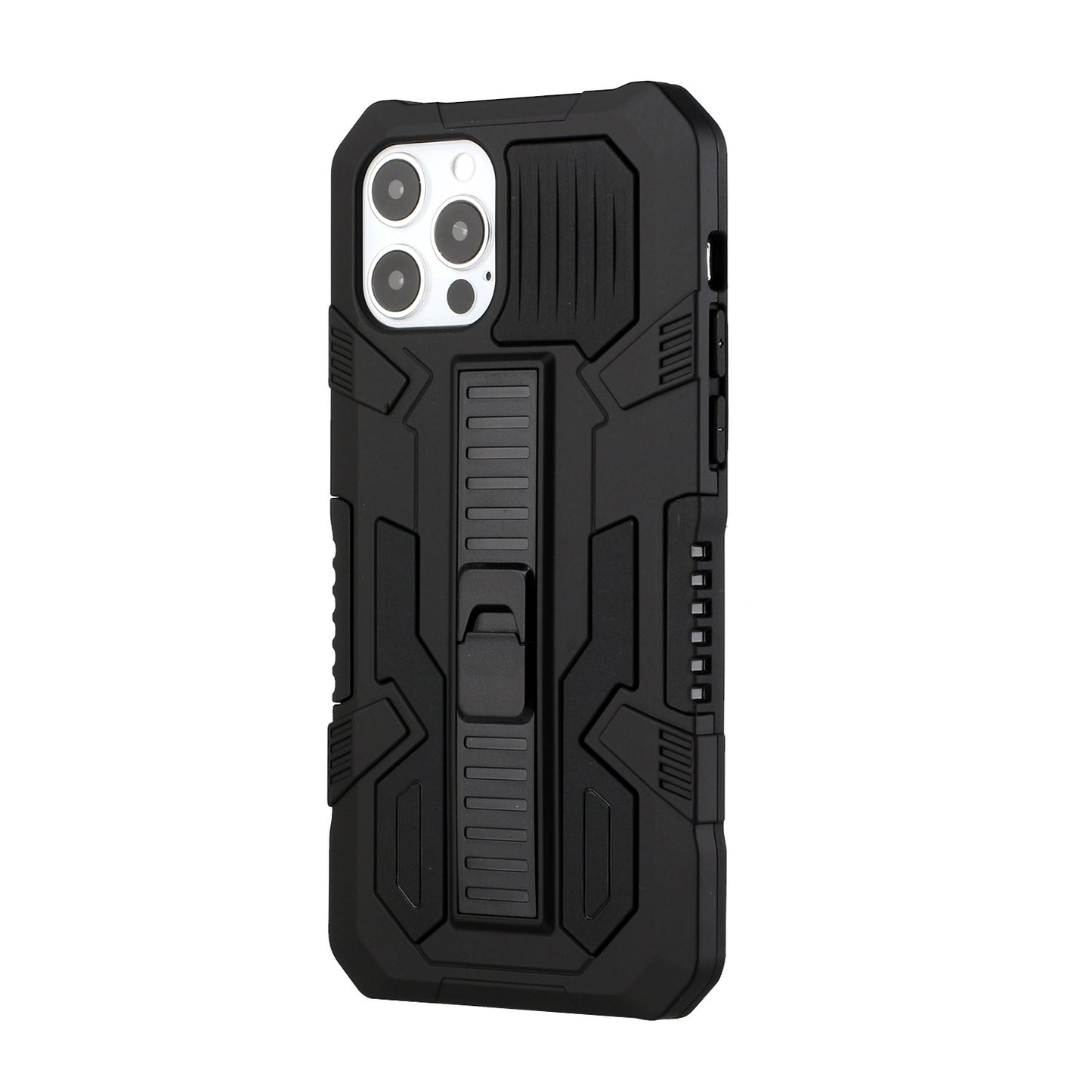 For Apple iPhone 13 Pro (6.1") Hybrid Tough Rugged [Shockproof] Dual Layer Protective with Kickstand Military Grade Hard PC + TPU  Phone Case Cover