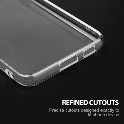 For Samsung Galaxy S22 Crystal Clear Transparent TPU Flexible Rubber Silicone Ultra Thin Slim Gel Soft Skin Clear Phone Case Cover