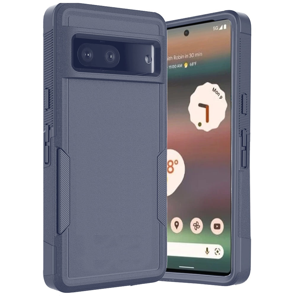 For Google Pixel 6A Hybrid Rugged Hard Shockproof Drop-Proof with 3 Layer Protection, Military Grade Heavy-Duty Armor  Phone Case Cover