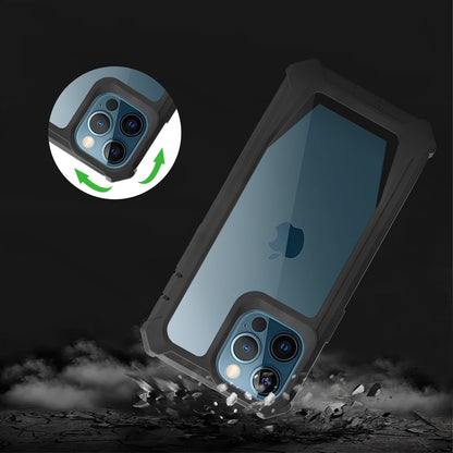 For Samsung Galaxy S22 /Plus Ultra Solid Tough Shockproof Ultimate Hybrid Full-Body Rugged Bumper Frame Clear Back Hard PC Soft TPU  Phone Case Cover