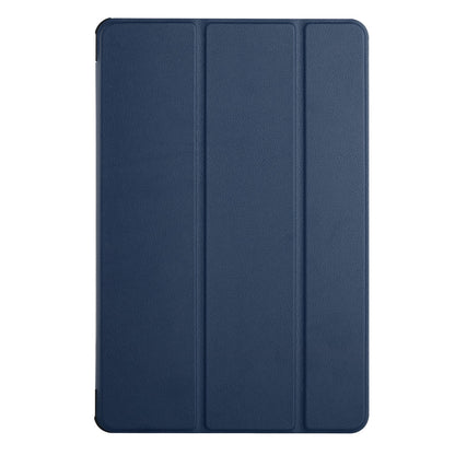 Case for Samsung Galaxy Tab S6 Lite 10.4" Thin Lightweight Trifold Stand Magnetic Closure PU Leather Hard Folio Hybrid Protective Tablet Blue Tablet Cover