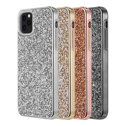 For Samsung Galaxy S22 /Plus Ultra Bling Sparkly Glitter Luxury Diamonds Shiny Sparker Shell Hybrid Rugged TPU & Hard PC Electroplated Frame  Phone Case Cover