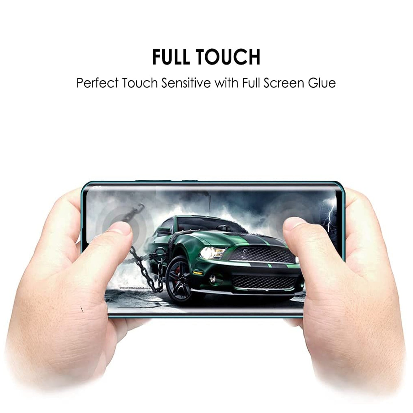 For Apple iPhone 12 /Pro Max Screen Protector Full Glue High Grade Tempered Glass Clear Transparent Curved Screen Full Coverage High Response  Screen Protector