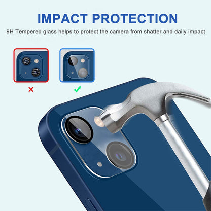 For Apple iPhone 14 /Pro Max Camera Lens Protector Tempered Glass Rear Back Camera Protective Lens Shield Anti-Glare  Phone Case Cover