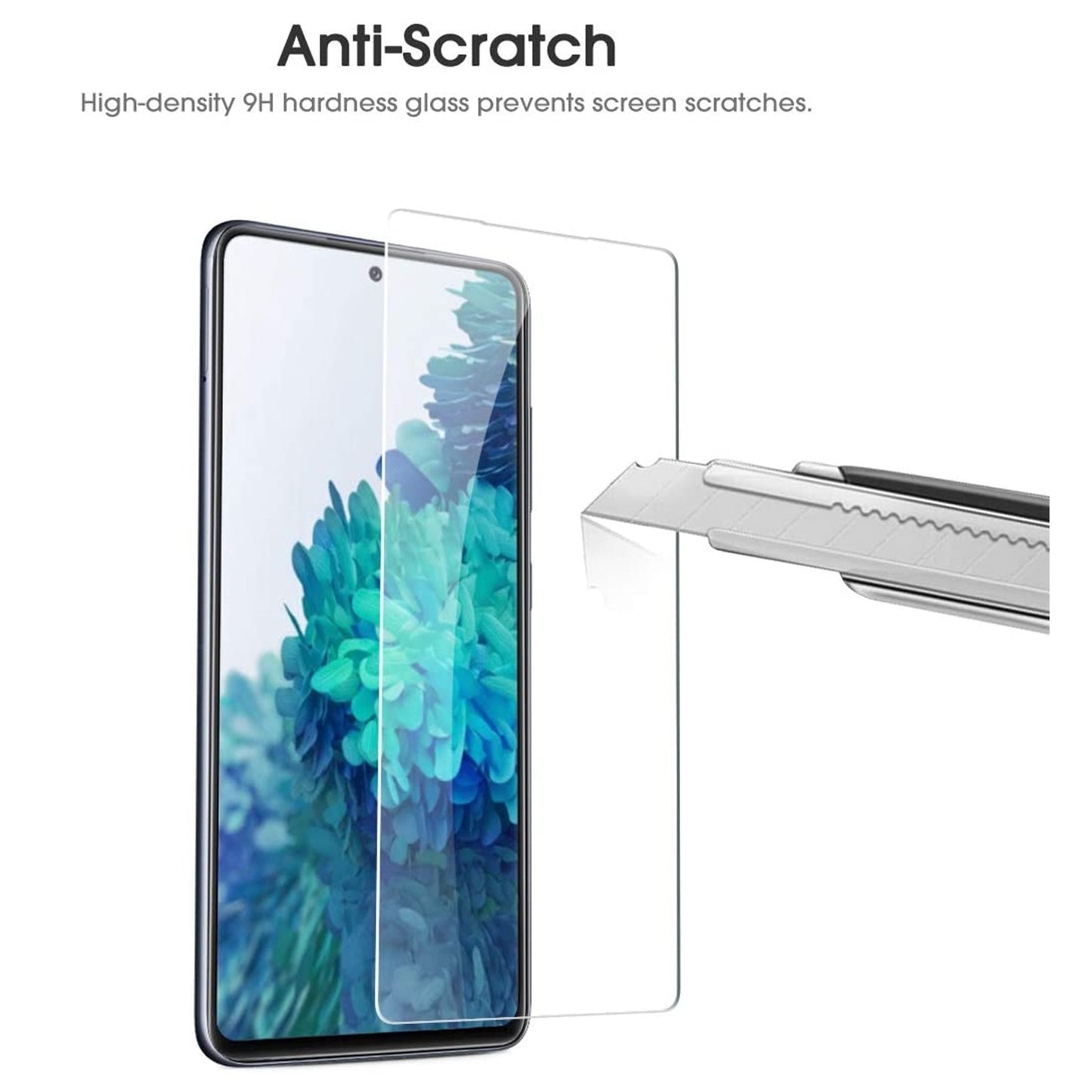 For Samsung Galaxy A13 4G LTE Screen Protector Tempered Glass Ultra Clear Anti-Glare 9H Hardness Screen Protector Glass Film [Case Friendly] Clear Screen Protector