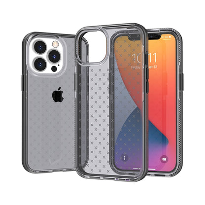 For Apple iPhone 11 (6.1") Slim X Design Hybrid Transparent Rubber Gummy Gel Hard PC Silicone TPU Frame  Phone Case Cover