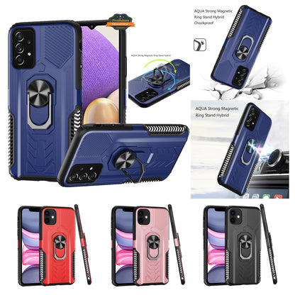 For Samsung Galaxy S9 /S9 Plus Military Grade Hybrid Heavy Duty 2 in 1 Protective Hard PC and Silicone with Ring Stand Holder  Phone Case Cover