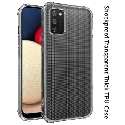 For Samsung Galaxy A32 5G Hybrid Transparent Thick Pure TPU Rubber Silicone 4 Corners Gel Shockproof Protective Slim Back Clear Phone Case Cover