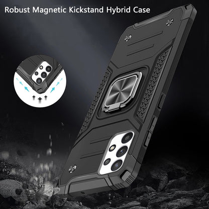 For Samsung Galaxy S9 /S9 Plus Armor Hybrid with Ring Holder Kickstand Shockproof Heavy-Duty Durable Rugged Dual Layer Hard  Phone Case Cover