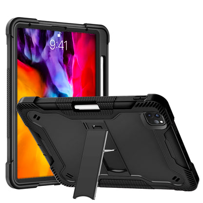 Case for Apple iPad Air 4 / iPad Air 5 / iPad Pro (11 inch) Tough Tablet Strong with Kickstand Hybrid Heavy Duty High Impact Shockproof Protective Stand Black Tablet Cover