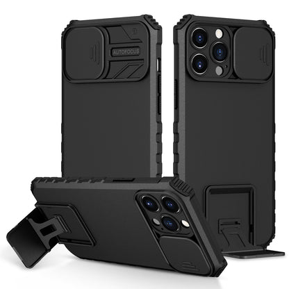 For Apple iPhone 11 (6.1") Slim Hybrid Hard PC & TPU Rubber Shockproof with Kickstand & Covered Camera Protection  Phone Case Cover