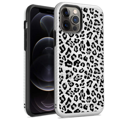 For Apple iPhone 13 (6.1") Cute Design Printed Pattern Fashion Brushed Texture Shockproof Dual Layer Hybrid Slim Protective Had PC + TPU Rubber  Phone Case Cover