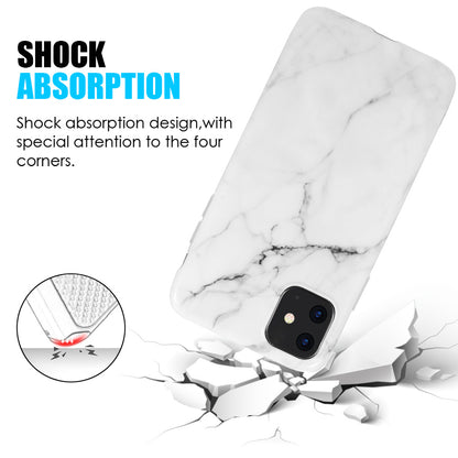 For Apple iPhone 13 / Mini Pro Max [Marble Design] Ultra Slim Lightwight Soft TPU Rubber Candy Silicone Skin Gel Anti Slip  Phone Case Cover