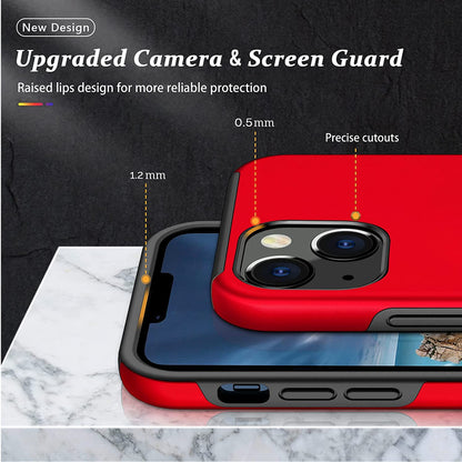 For Samsung Galaxy S23 /Plus /Ultra Hybrid Military Grade with Flat Metal Ring Stand 360° Rotation Kickstand Hard PC Back Slim Fit  Phone Case Cover