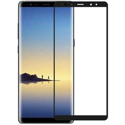 For Samsung Galaxy Note 8 (N950U1C) Premium Tempered Glass Screen Protector Designed to allow full functionality Fingerprint Unlock 3D Curved Edge Glass Full coverage Clear Screen Protector