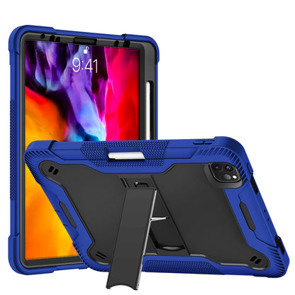 Case for Apple iPad Air 4 / iPad Air 5 / iPad Pro (11 inch) Tough Tablet Strong with Kickstand Hybrid Heavy Duty High Impact Shockproof Protective Stand Blue Tablet Cover