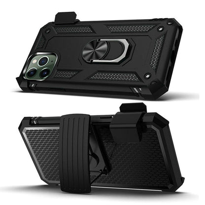 For Apple iPhone SE 2022 /SE 2020/8/7 with Belt Clip Holster Ring Stand Holder, Military Grade Fit for Magnetic Car Mount Shockproof Hybrid Rugged  Phone Case Cover