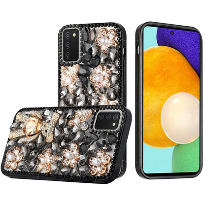 For Motorola Moto G 5G 2022 Bling Crystal 3D Full Diamonds Luxury Sparkle Transparent Rhinestone Hybrid Protective  Phone Case Cover