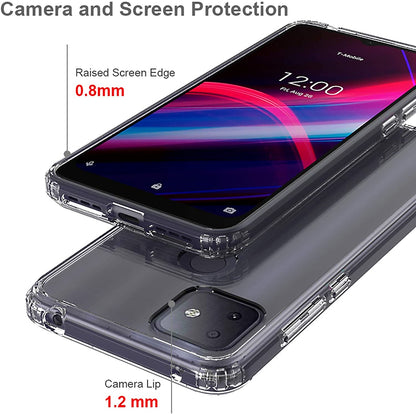 For Samsung Galaxy A71 5G Fashion Pattern Design Ultra Thin Clear Hybrid Rubber Gummy TPU Grip + Hard PC Back Shockproof  Phone Case Cover