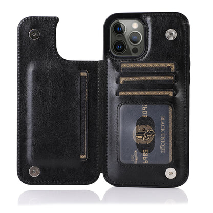 For Samsung Galaxy S22+ Plus PU Leather with [Two Magnetic Clasp] [ Credit Card Slots] Stand Function Durable Back Wallet Flip  Phone Case Cover