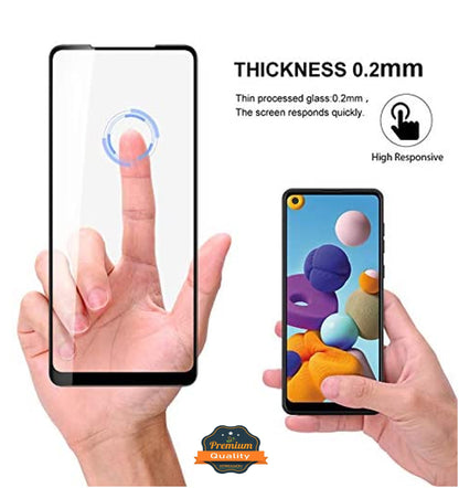 For Motorola Moto G Stylus 2021 5G Version Screen Protector, 9H Hardness Full Glue Adhesive Tempered Glass [3D Curved Glass, Bubble Free] HD Glass Screen Protector Clear Black Screen Protector