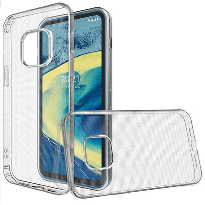 For Nokia XR20 Hybrid Transparent Thick TPU Rubber Silicone Simple Basic Minimalistic Gel Shockproof Protective Slim Back Clear Phone Case Cover