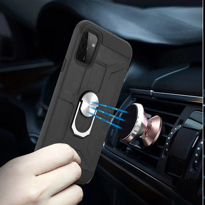 For Samsung Galaxy A53 5G Cases with Stand Kickstand Ring Holder [360° Rotating] Armor Dual Layer Work with Magnetic Car Mount  Phone Case Cover