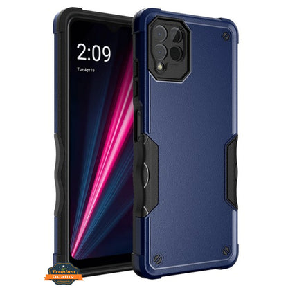 For T-Mobile Revvl 6 Pro 5G /Revvl 6 5G Hybrid Shockproof Heavy-Duty Tough Rugged Hard PC Soft TPU Lightweight Slim  Phone Case Cover