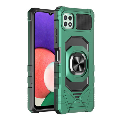 For Samsung Galaxy A33 5G Hybrid Dual Layer with Rotate Magnetic Ring Stand Holder Kickstand, Rugged Shockproof Protective  Phone Case Cover