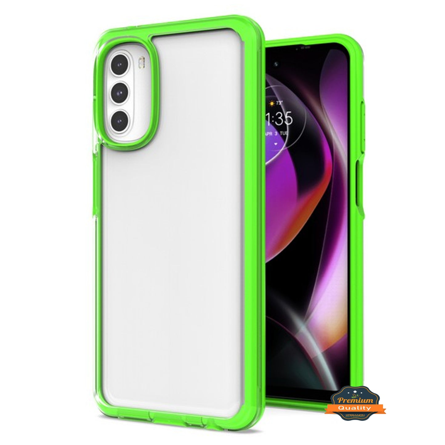 For Motorola Moto G 5G 2022 Colorful Hybrid Shockproof Protection Soft TPU Frame and Hard PC Back Slim Fit  Phone Case Cover