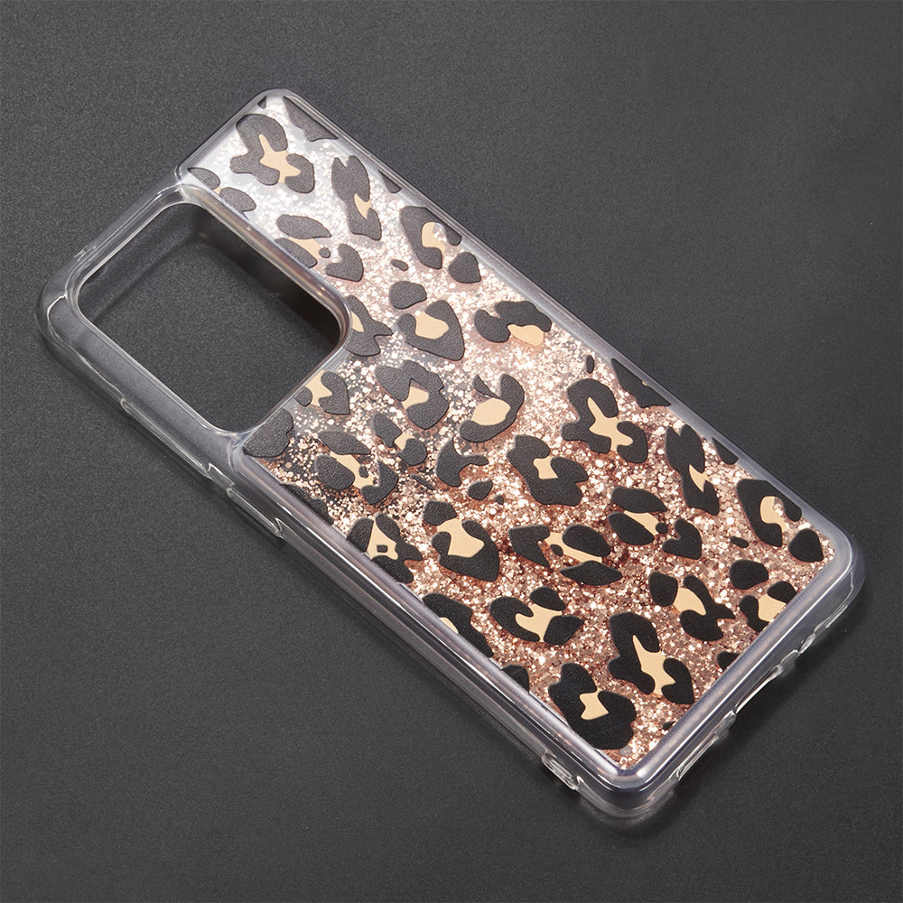 For Boost Mobile Celero 5G Hybrid Bling Luxury Fashion Design Flowing Liquid Glitter Floating Quicksand Sparkle Glitter Soft TPU + PC  Phone Case Cover